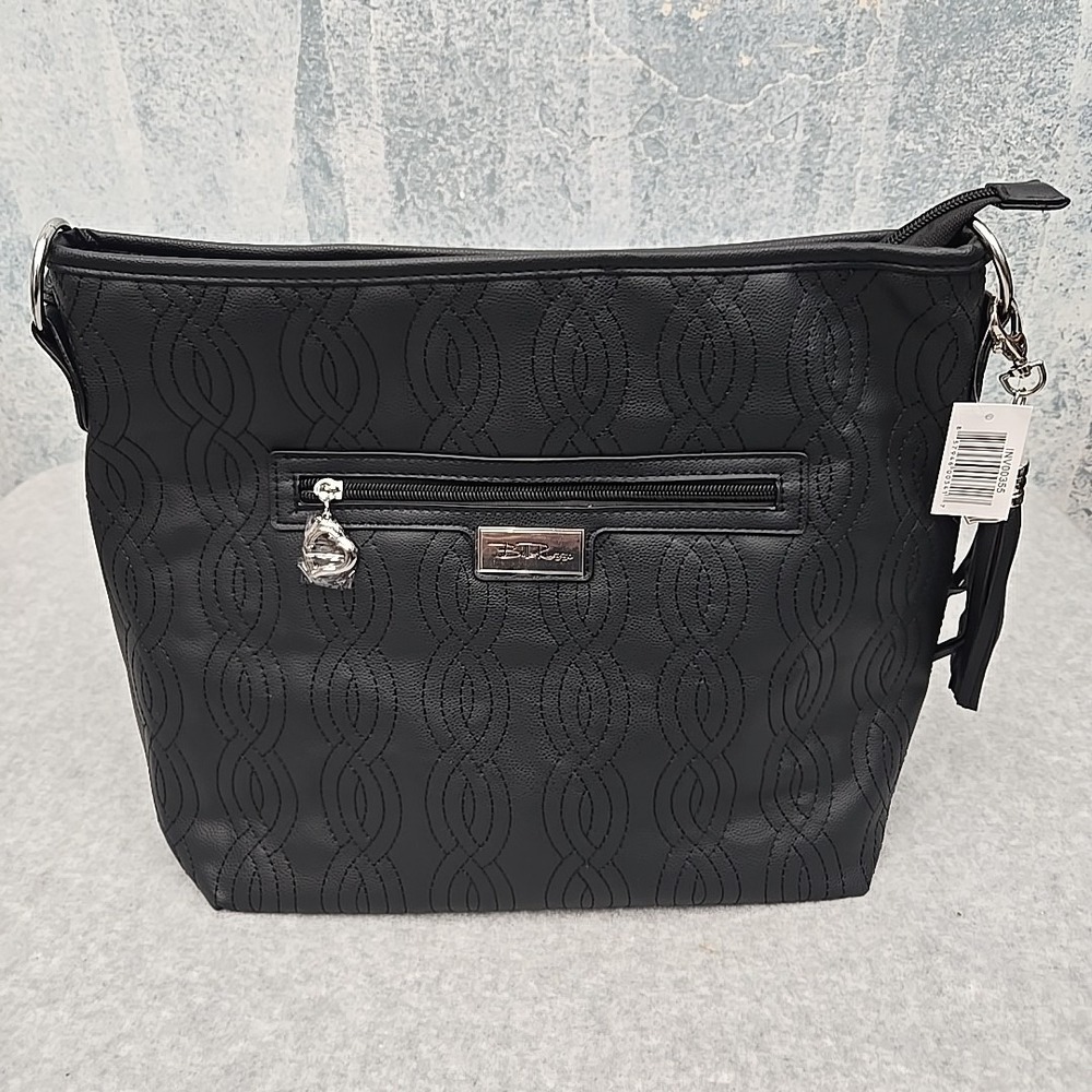 Bella Russo Black Hobo‎ Bag Designer Purse Shoulder Bag Everyday